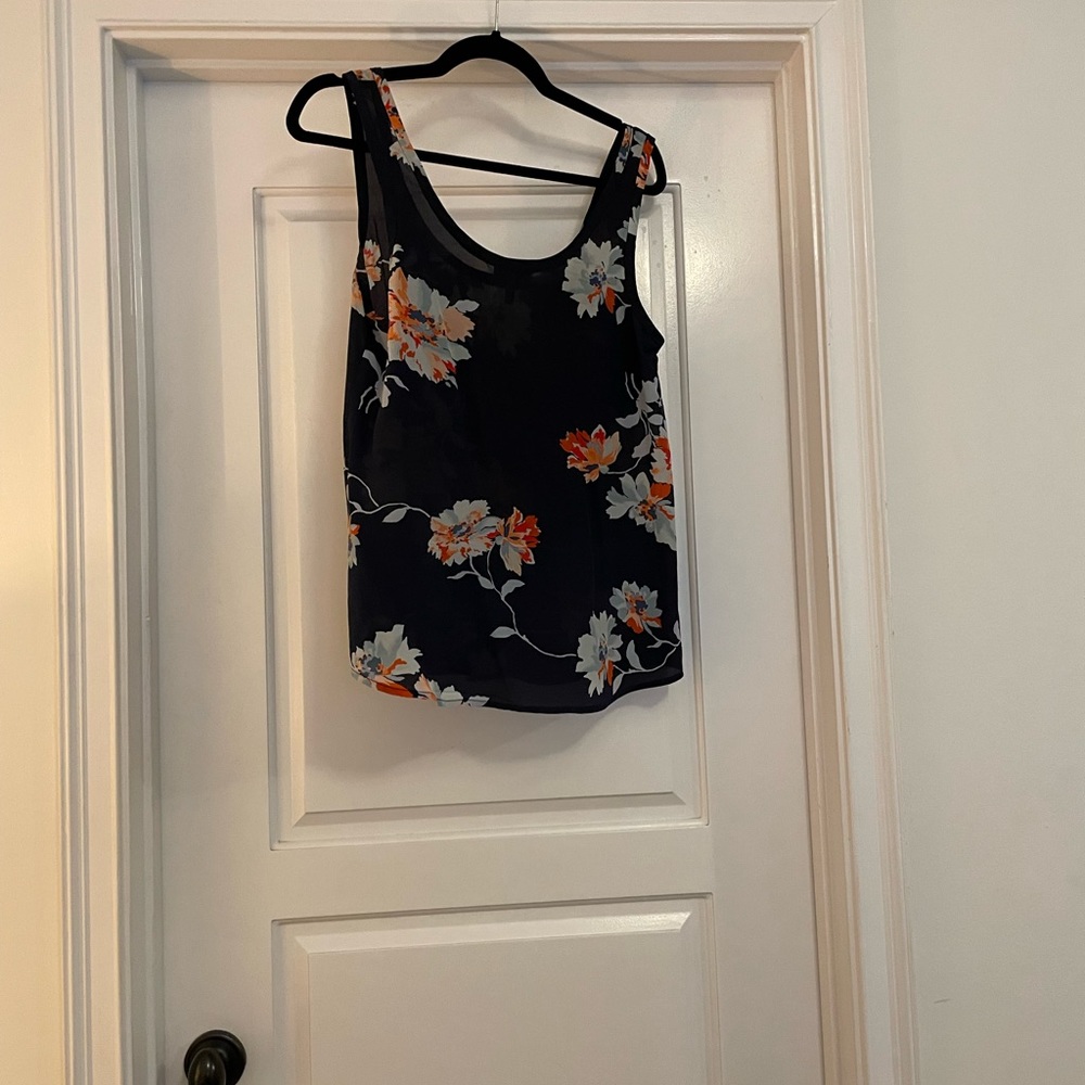 Joie sleeveless floral blouse - Picture 3 of 3